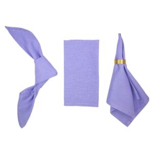 Iris purple cloth napkin