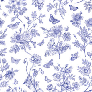 Pattern French Countryside blue