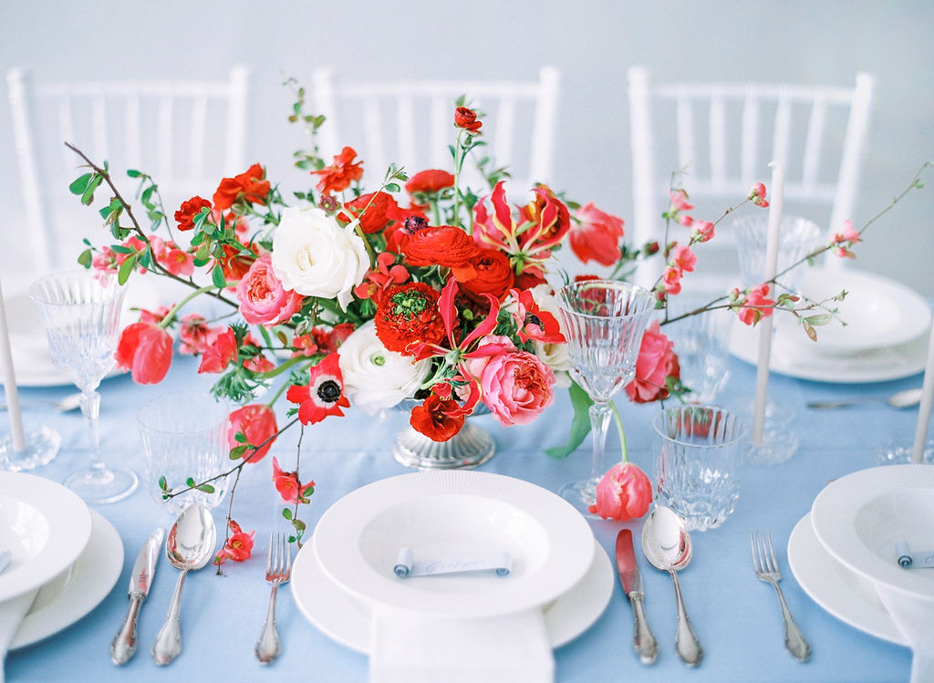 wedding colors, wedding color red, summer wedding