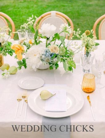 A chic French bird-inspired editorial took flight at Chateau Talaud