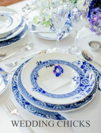 Elegant Blue and White Wedding Inspiration in Budapest