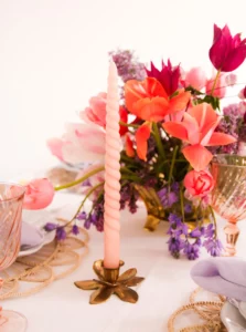 table of the month sunset serenade twisted candle candlestick flower e1723793722156