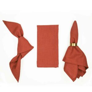 silk linen linen napkin fabric napkin sienna brown burnt sienna