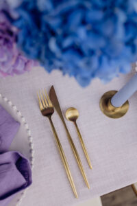 table decoration with hydrangeas 20