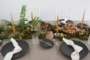 magnolias on silk table of the month woodlands forest mushrooms autumn inspiration 1500x1000px 1