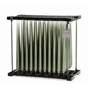 ester erik spitzkerze taper candle 32cm olive greensoil 70 1