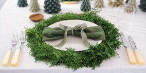 magnolias on silk dezember tisch des monats weihnachten under the christmas banner 3