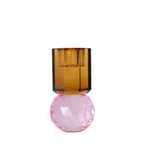 eja c est bon candlestick crystal 105x6x6 pink amber 1000x1000px 1