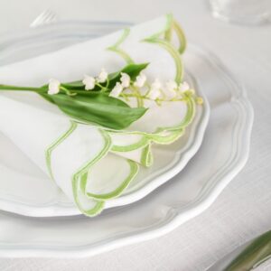 magnolias on silk tisch dekoration maigloeckchen lily of the valley gruen minimalism fruehling inspiration 155