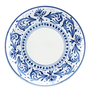 ceramiche siciliana adelasia crockery plate blue antique blue pattern 1